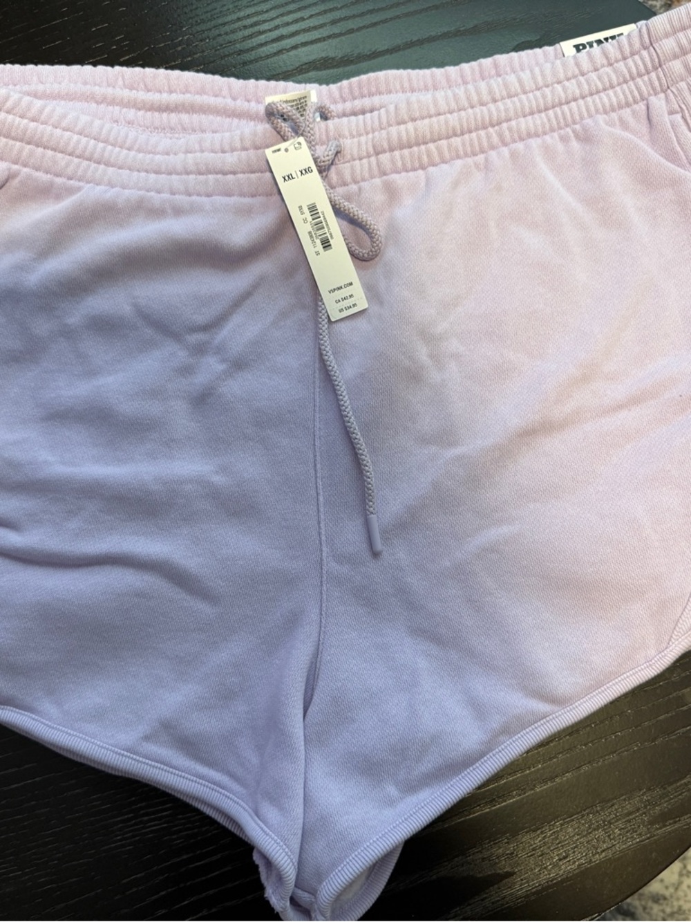 PINK Victoria's Secret Lightweight Lilac Drawstring Women’s Shorts